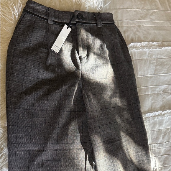 Bagatelle Women's Black Checkered Trousers - Picture 3 of 8